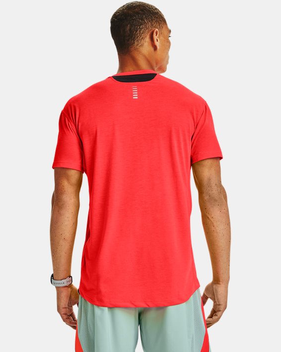 Men's UA Streaker Short Sleeve, Red, pdpMainDesktop image number 1